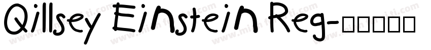 Qillsey Einstein Reg字体转换